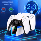Station de chargement manette PS5 - compatible dualsense - PANDAGLOBE